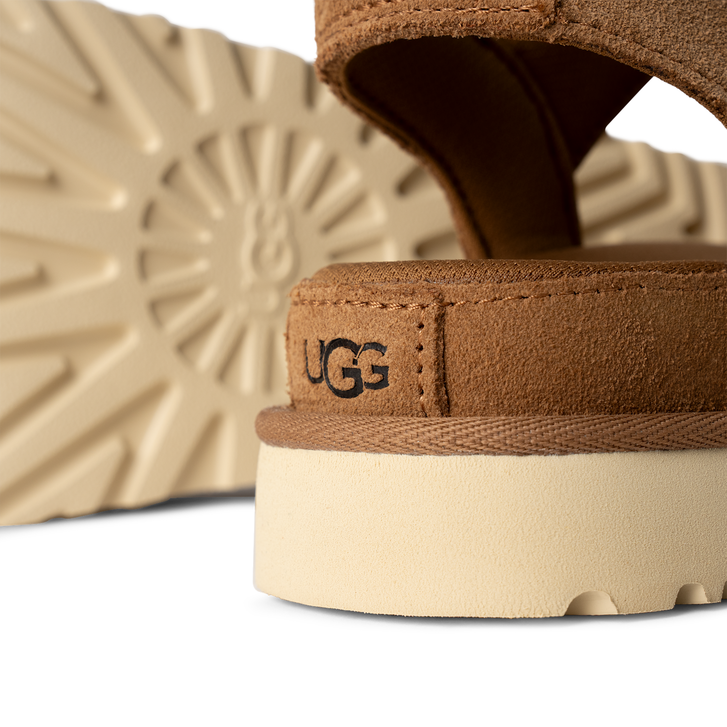 UGG Goldenstar Platform Sandal Chestnut, Chestnut (1136783-CHE)