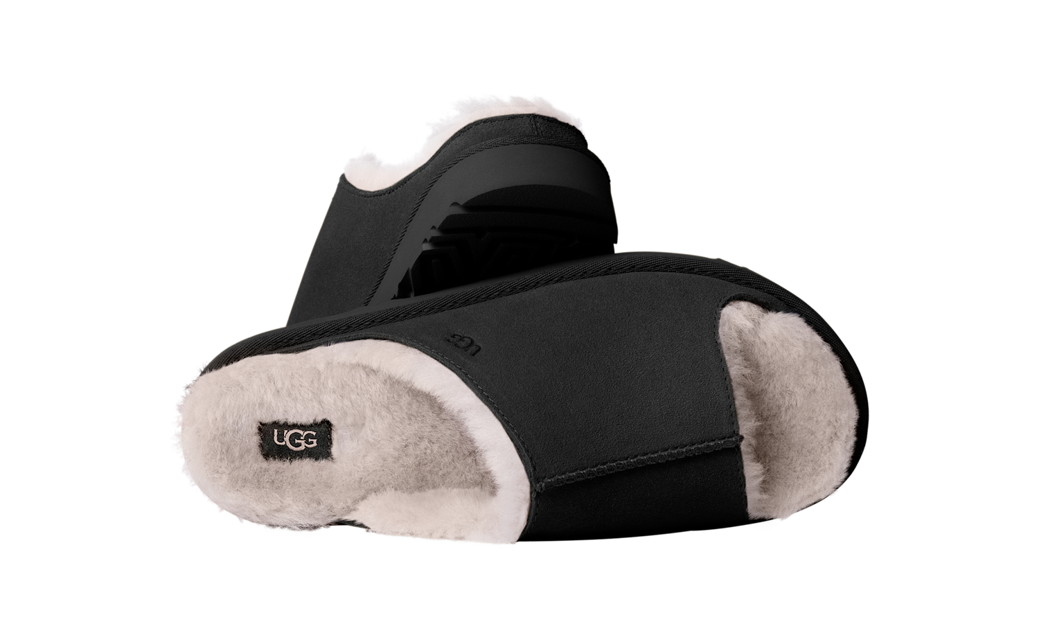 UGG Greenport Slide Black, Black (1167610-BLK)