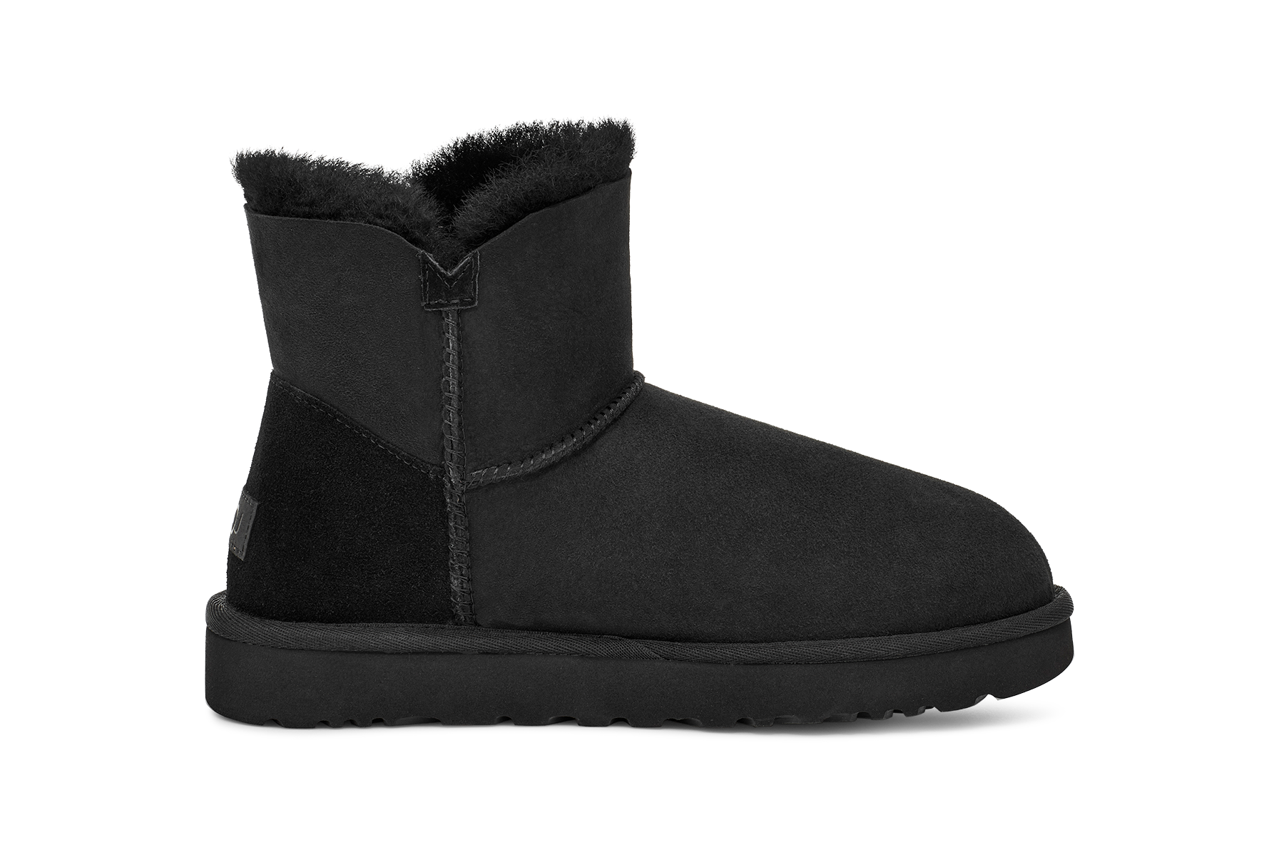 UGG Mini Bailey Button Boot Black, Black (1016422-BLK)