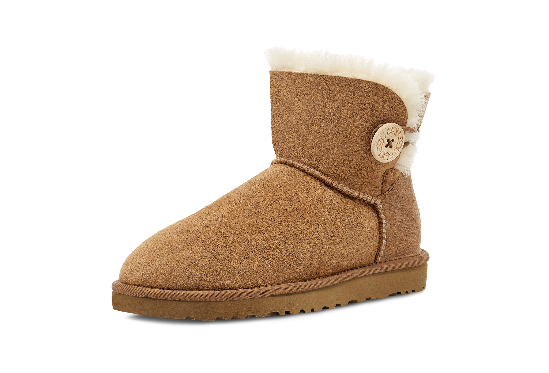 UGG Mini Bailey Button II Chestnut, Chestnut (1016422-CHE)