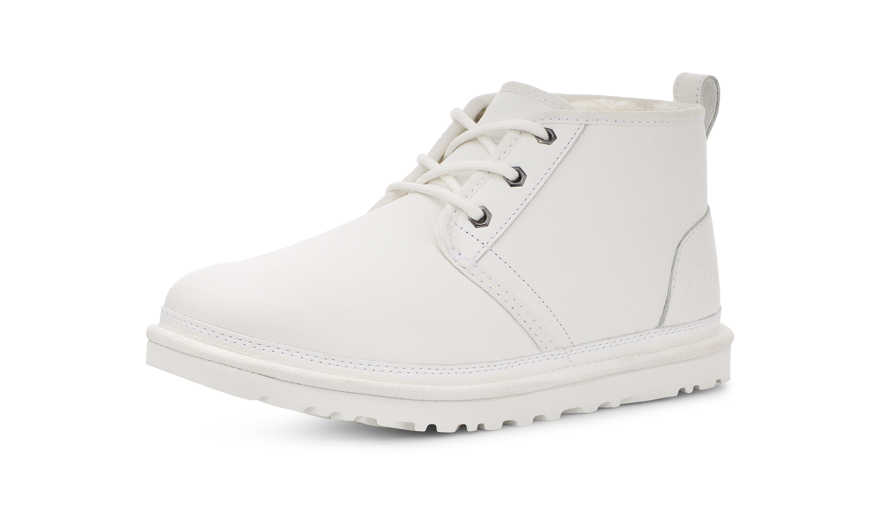 UGG Neumel Leather Boot White, White/White (1133777-WWH)