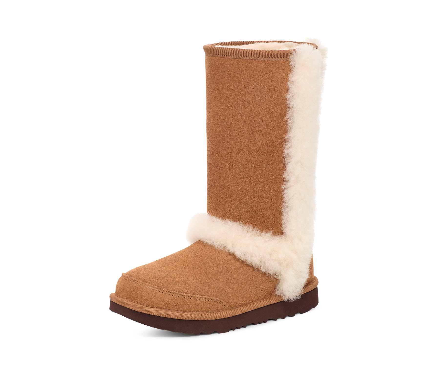 UGG Sunburst Tall Boot Chestnut (Kids), Chestnut (1143694K-CHE)
