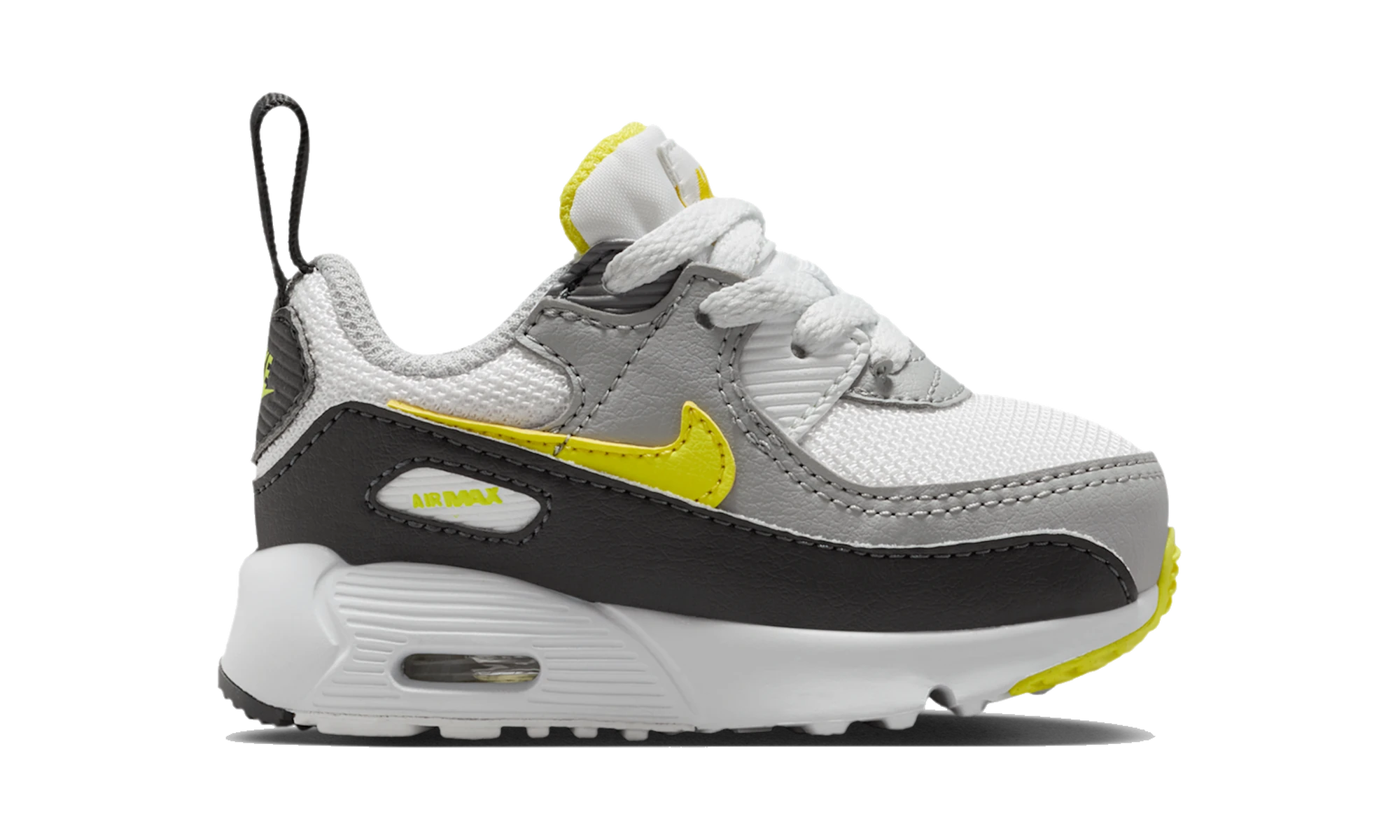 Nike Air Max 90 EasyOn Off-White/Dark Smoke Grey/Light Smoke Grey/Sonic Yellow