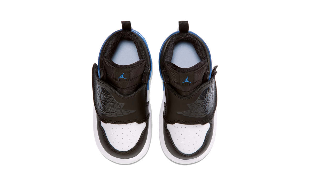 Sky Air Jordan 1 Baby and Toddler Shoe White/Black/Sport Blue