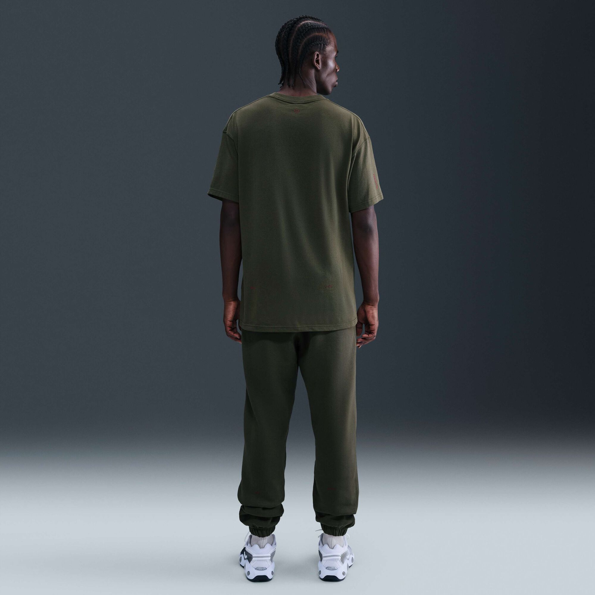 NOCTA NOCTA Fleece CS Tracksuit Bottoms Cargo Khaki/Team Red