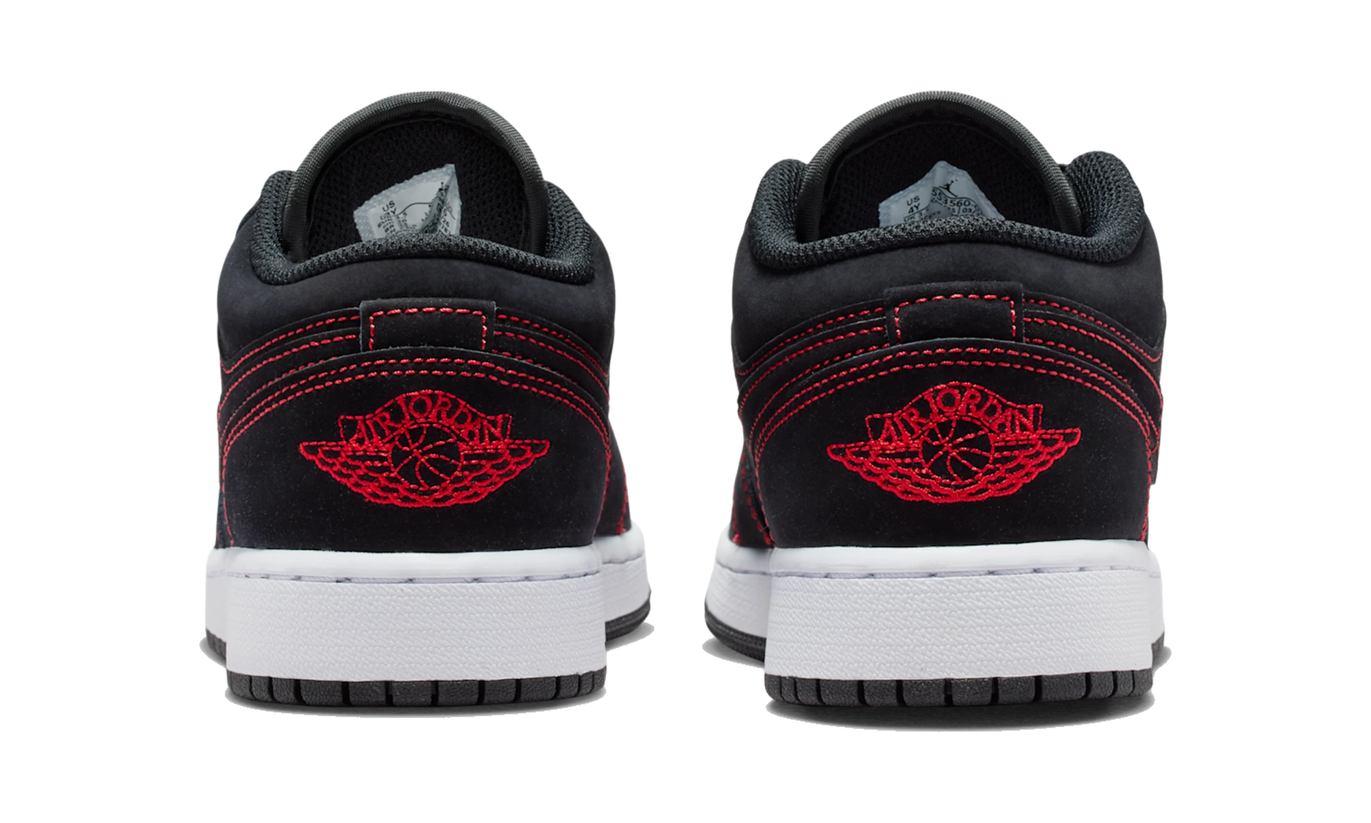 Air Jordan 1 Low Black/White/University Red