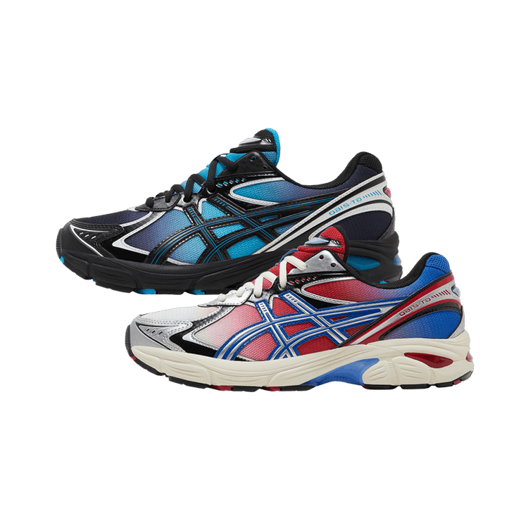 ASICS GT-2160 Kith Marvel Villains Spider-Man/Venom Battle Spectra Pack Sealed Box (Comic Included), Red/Blue-Black-Cream; Black/Purple-Blue (1203A660-DBSPVN)