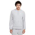 Nike Club Men's Winterized Pullover Hoodie Light Smoke Grey/Pure/White