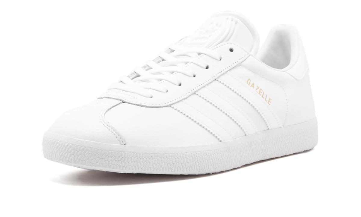 Adidas Gazelle White/White-Gold Metallic