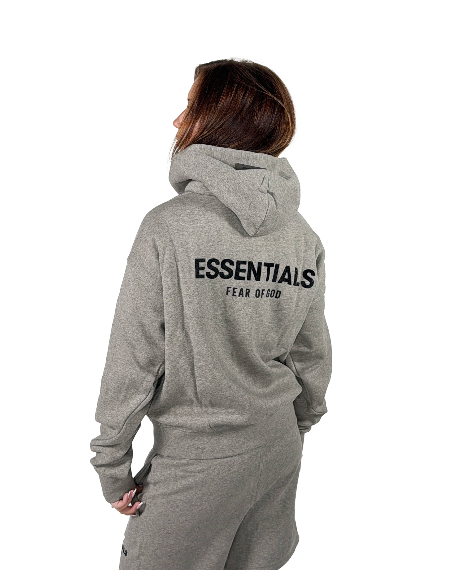 Fear of God Essentials Hoodie Dark Oatmeal