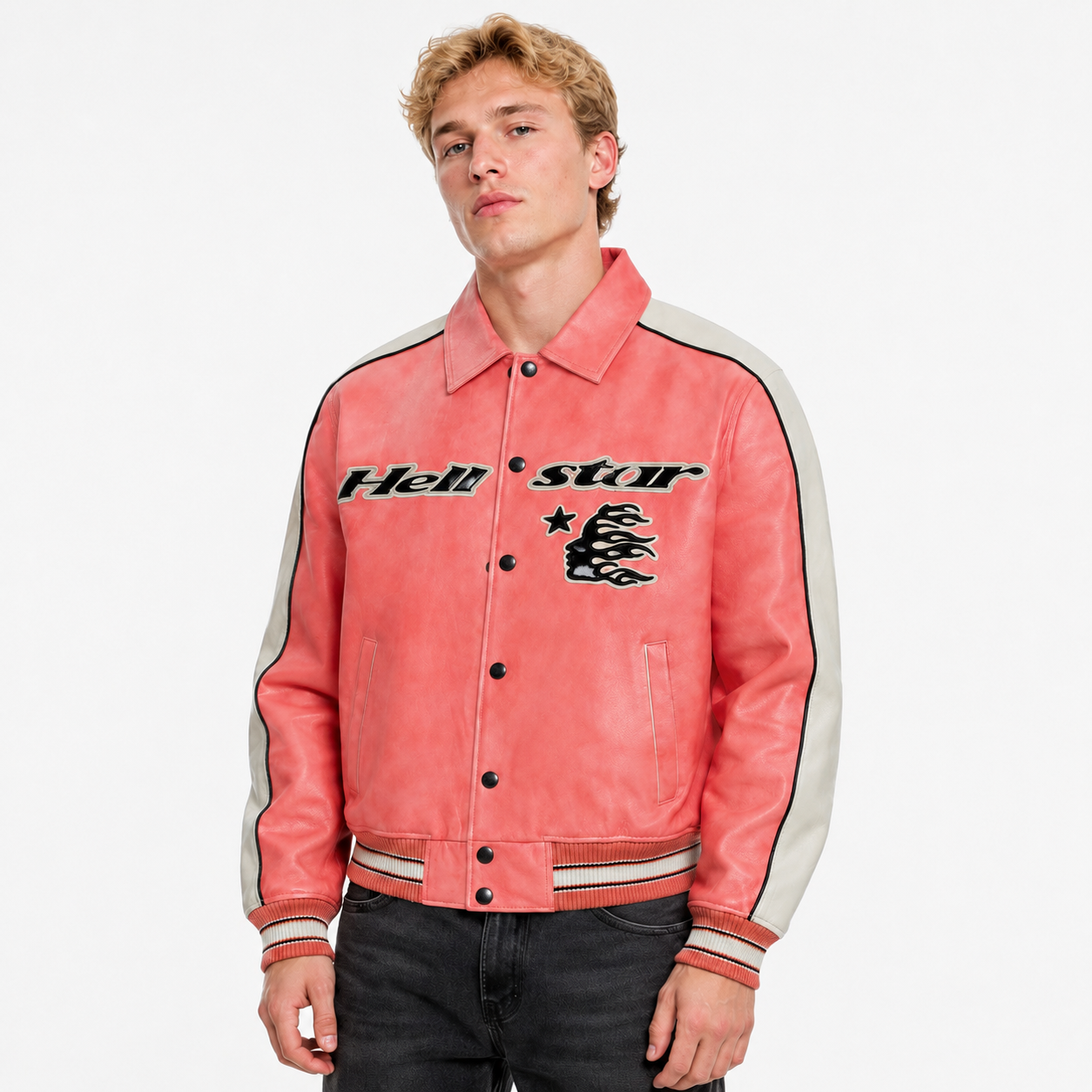 Hellstar x Avirex Jacket Salvage Red