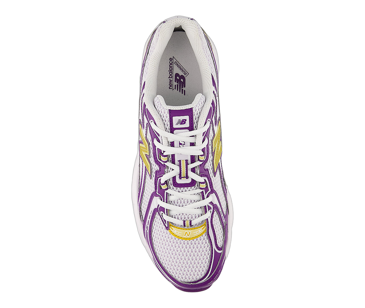 New Balance 740 White Purple Yellow