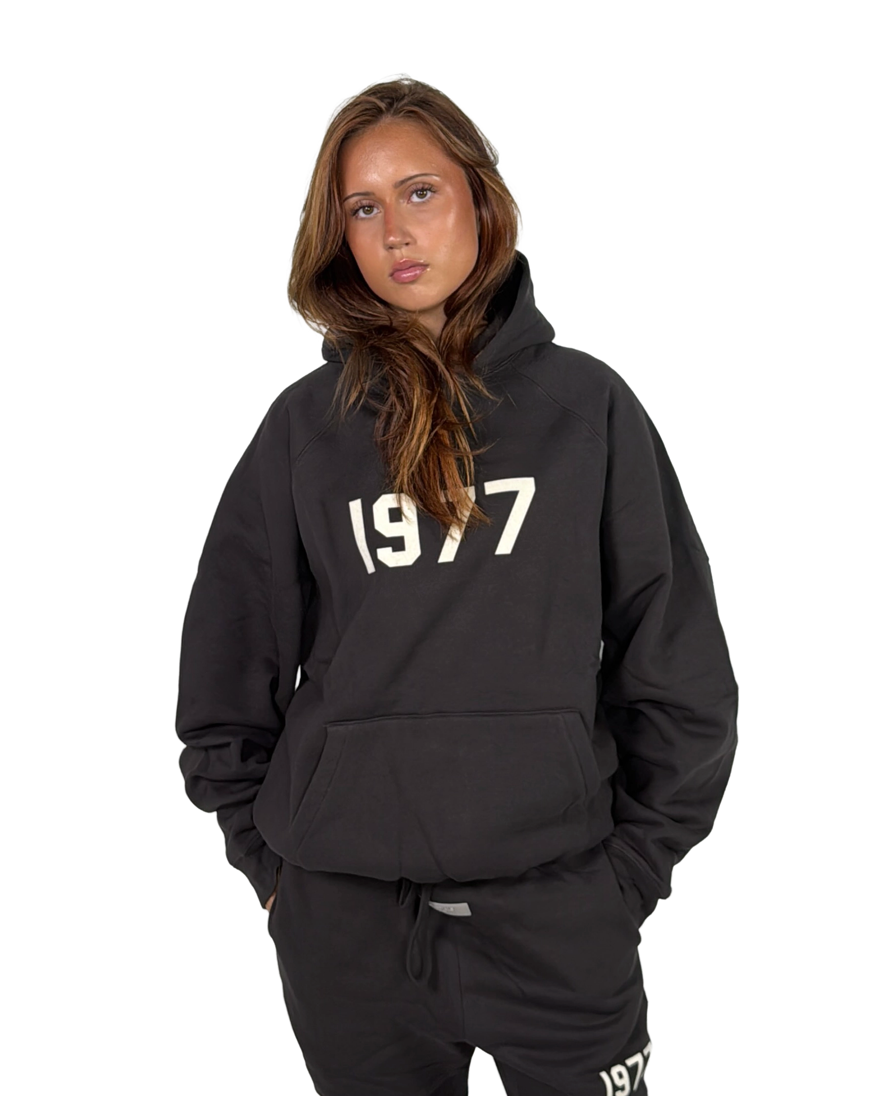 Fear of God Essentials 1977 Hoodie Iron