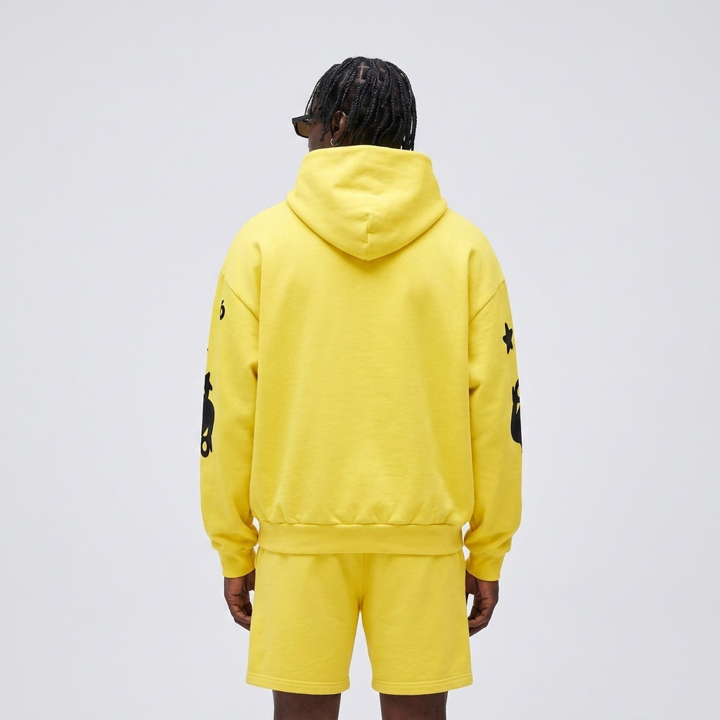 Sp5der Beluga Hoodie Gold