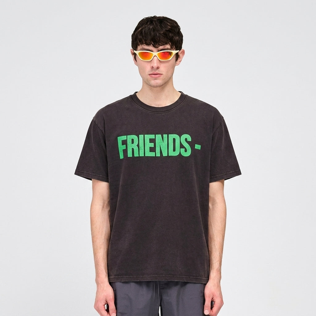 Vlone Friends T-Shirt Black/Green
