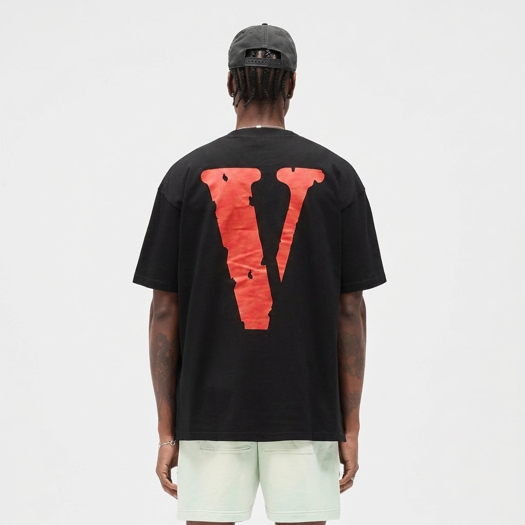 Vlone Friends T-Shirt Black/Red