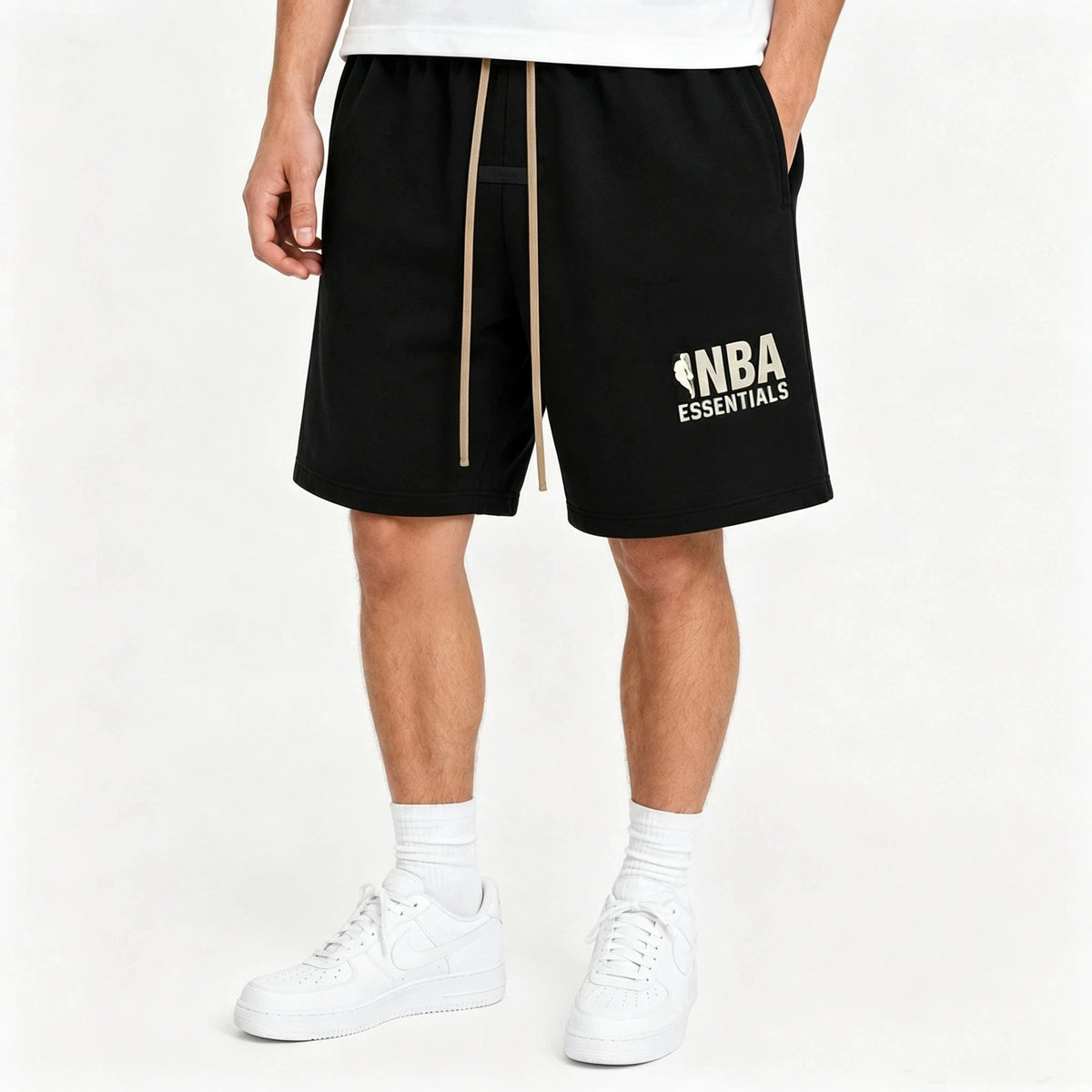 Fear of God Essentials NBA Shorts Black Grey