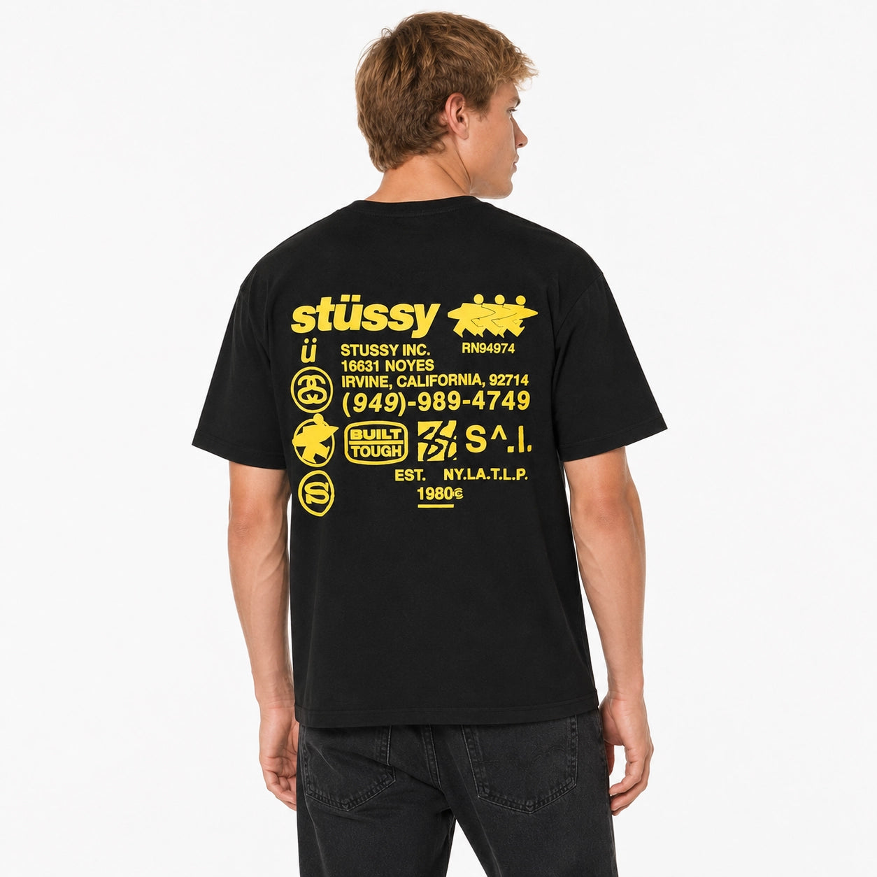 Stussy DNA Pigment Dyed T-Shirt Black