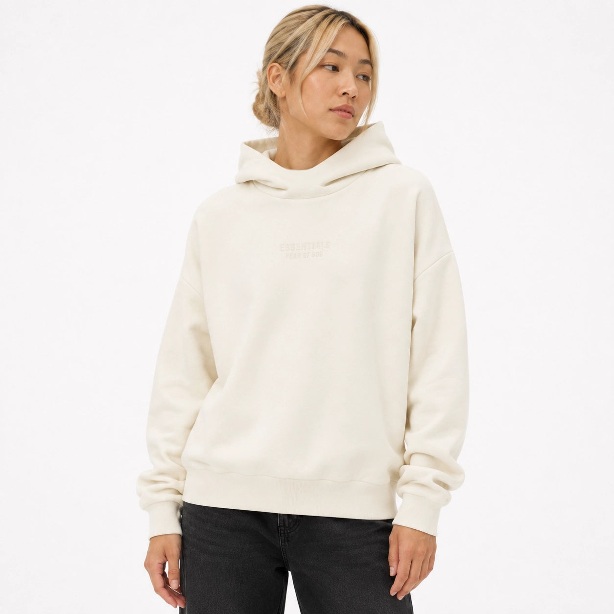 Fear of God Essentials Hoodie Cloud Dancer