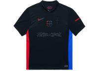 Travis Scott x FC Barcelona 2024/25 Match Away Cactus Jack Jersey Black - Sneak