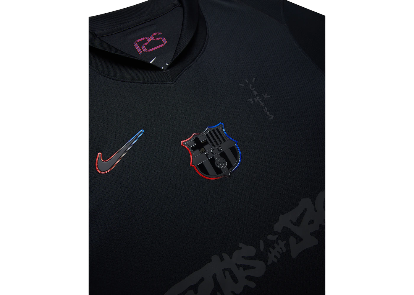 Travis Scott x FC Barcelona 2024/25 Match Away Cactus Jack Jersey Black