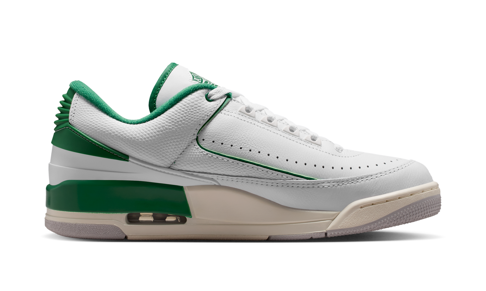 Air Jordan 2/3 White Pine Green