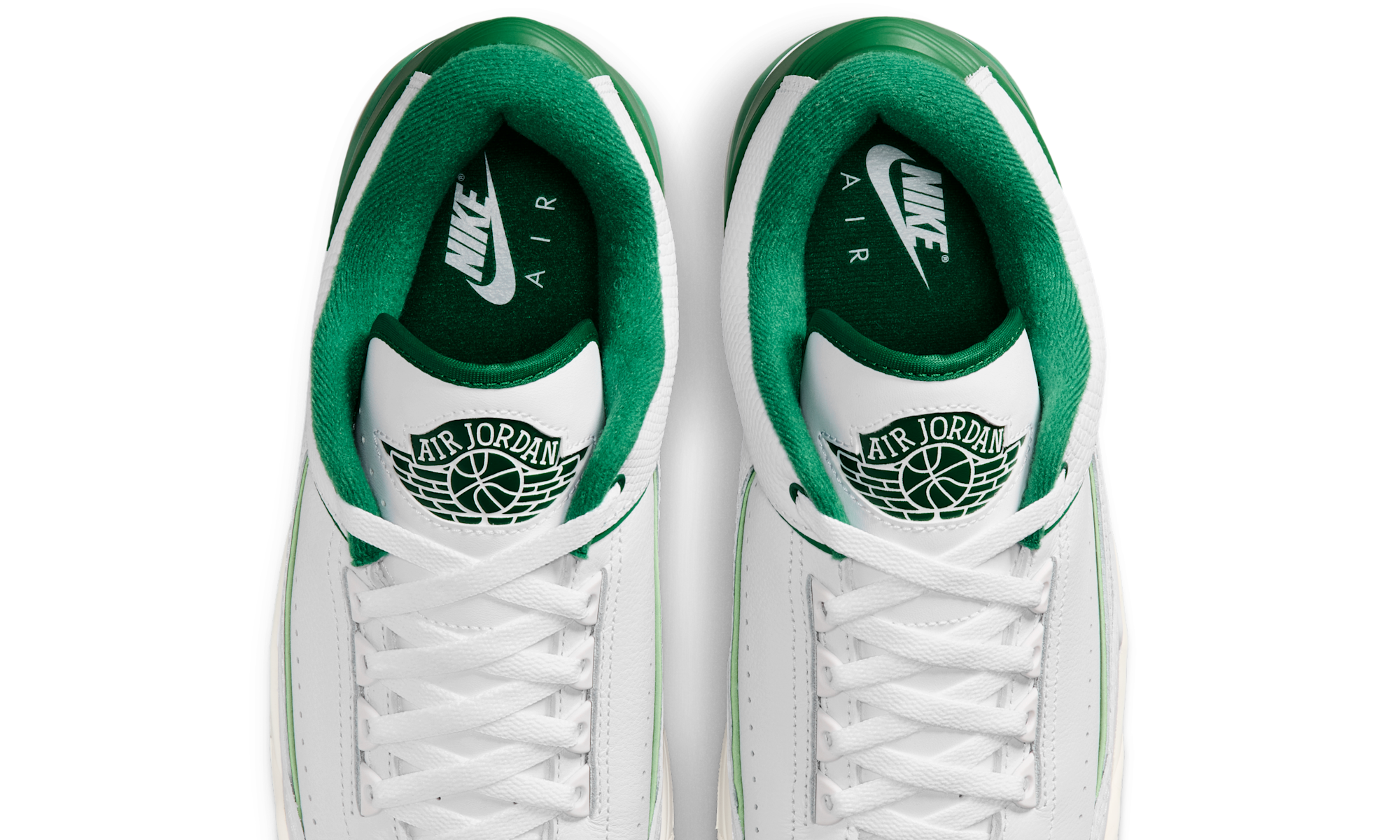 Air Jordan 2/3 White Pine Green