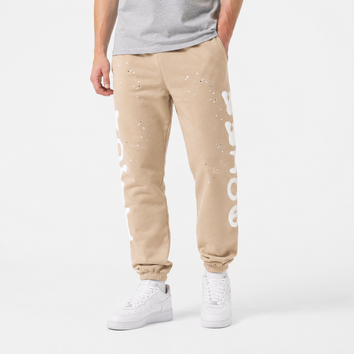 Sp5der Beluga Sweatpants Red/Black