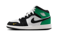 Air Jordan 1 Mid SE Summit White/Lucky Green/University Gold/Black