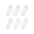 Nike Everyday Cushioned Ankle Socks (6 Pairs) White/Black