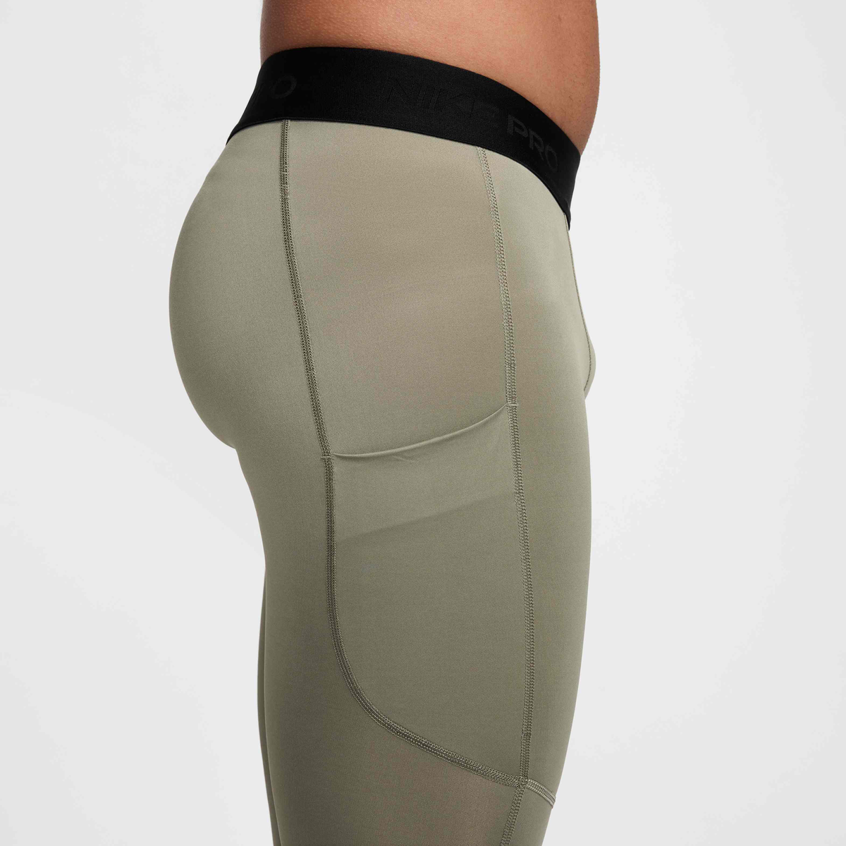 Nike Pro Dri-FIT Fitness Tights Light Army/Black - Sneak