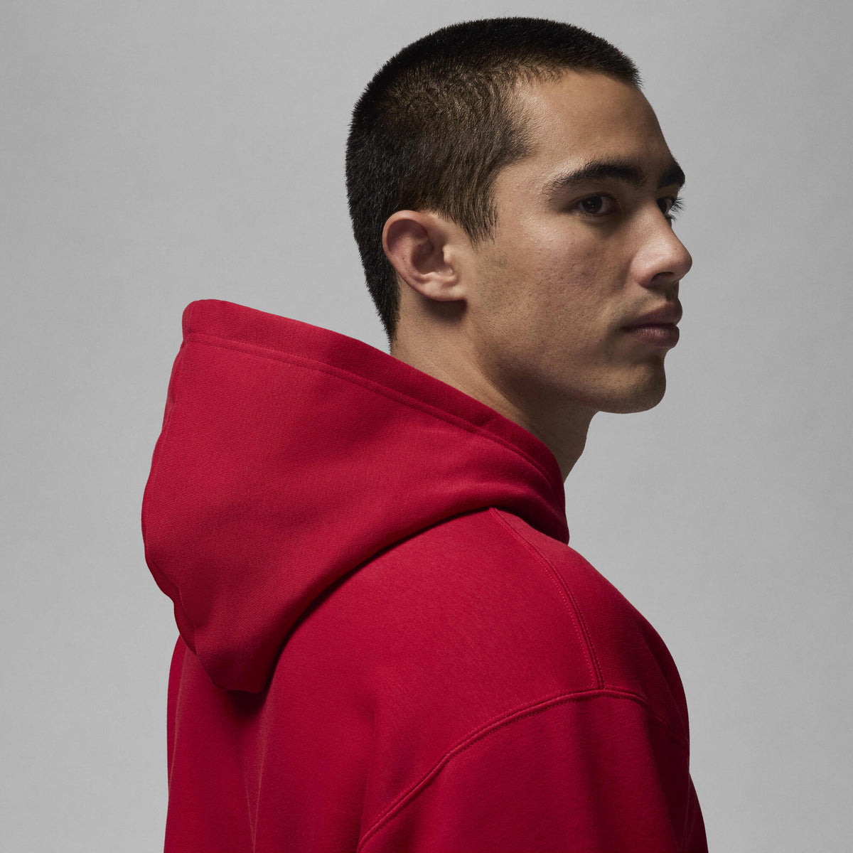 Air Jordan Jumpman 'Chimney' Fleece Pullover Hoodie Gym Red/Black