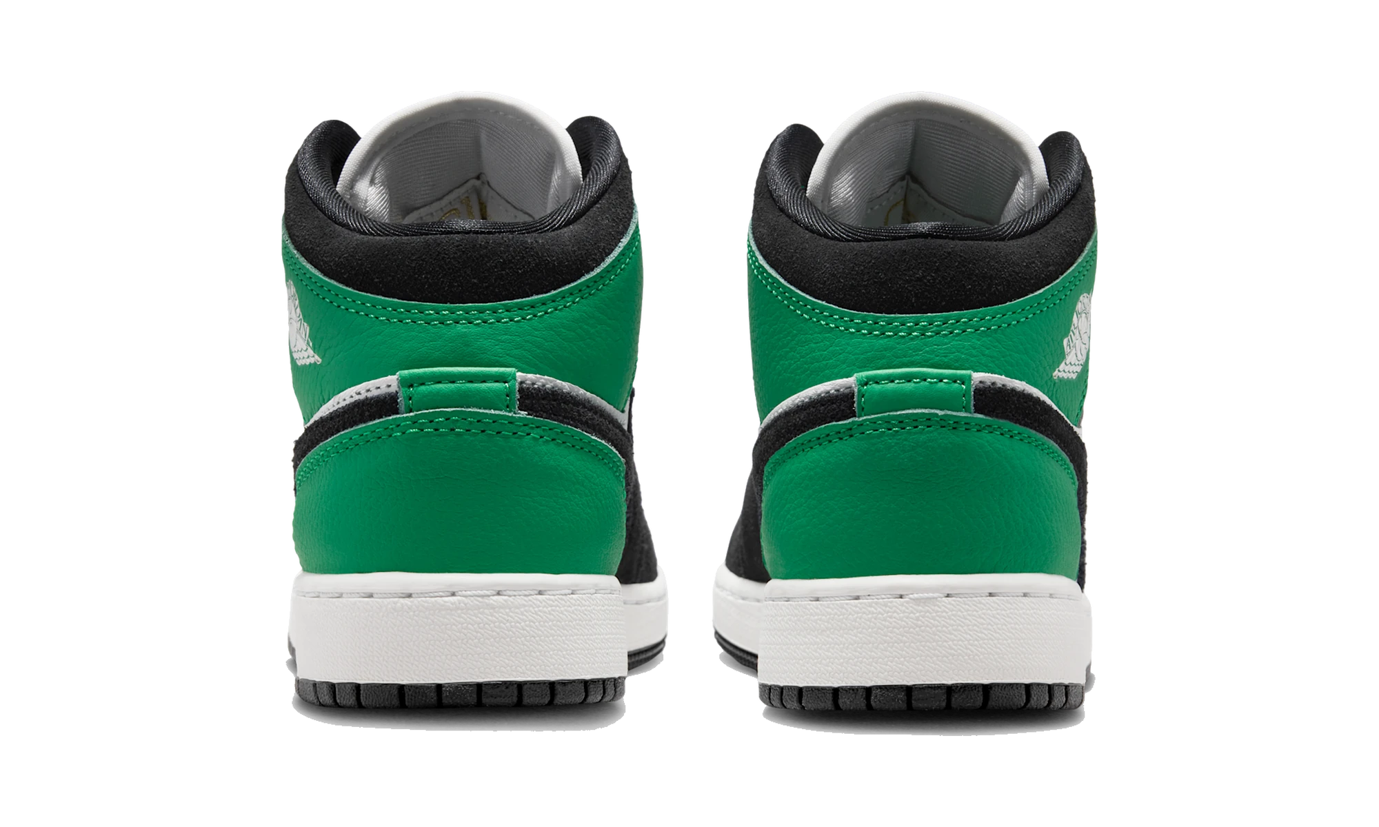 Air Jordan 1 Mid SE Summit White/Lucky Green/University Gold/Black