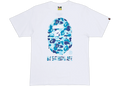 BAPE A Bathing Ape ABC Camo T-Shirt White Blue