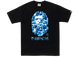 BAPE A Bathing Ape ABC Camo T-Shirt Black Blue