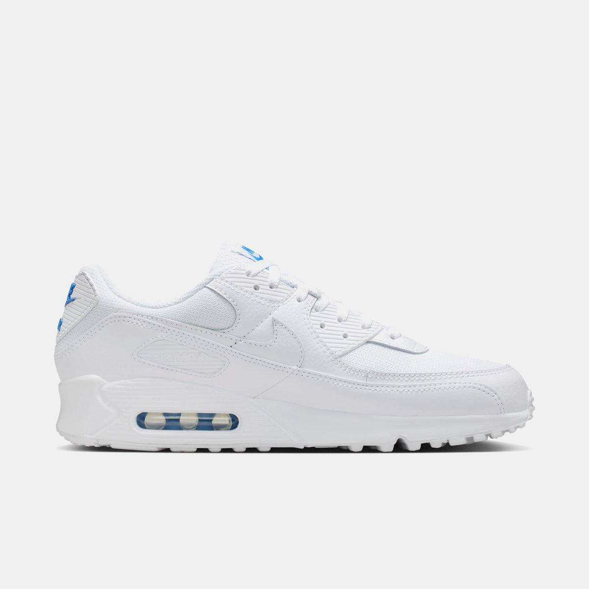 Nike Air Max 90 White/White/Blue Crystal