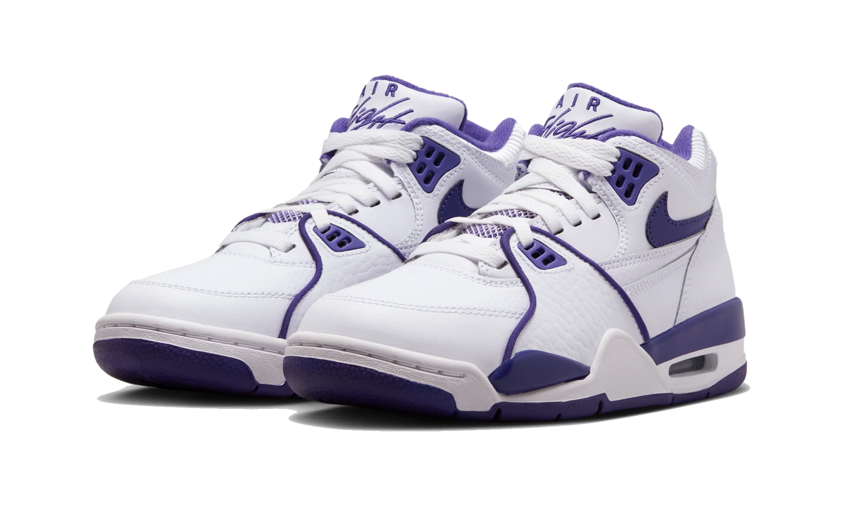 Nike Air Flight '89 White Court Purple