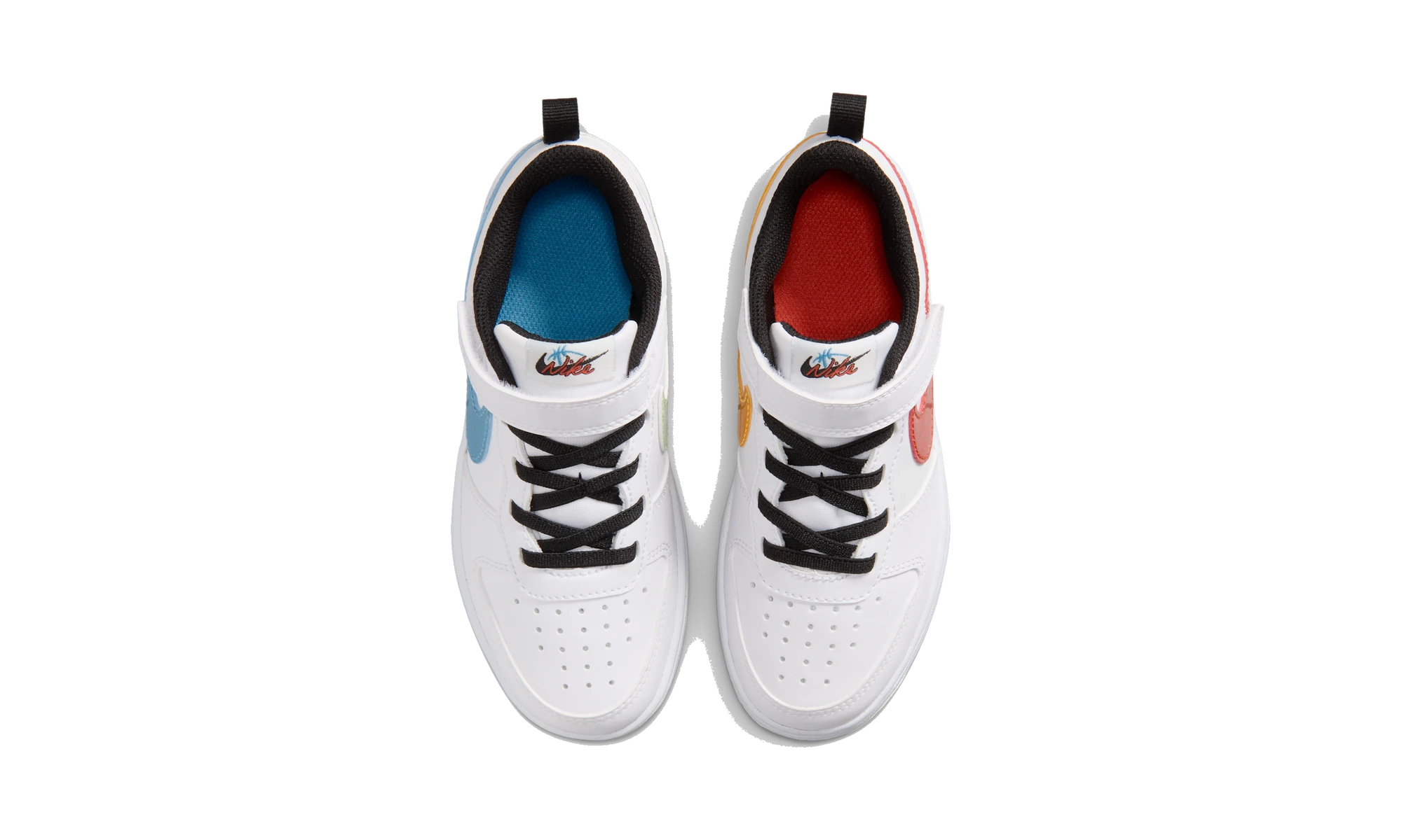 NikeCourt Borough Low White/Picante Red/Barely Volt/Current Blue