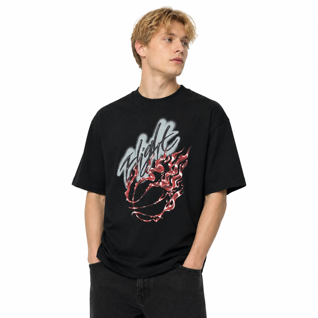 Travis Scott x Air Jordan Flight Graphic T-Shirt Black