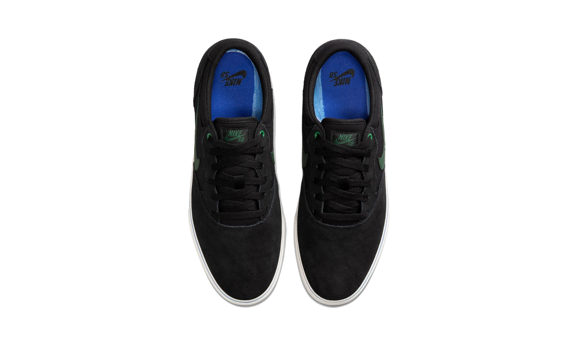 Nike SB Chron 2 Skate Shoe Black/Sail/Racer Blue/Fir