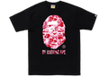 BAPE A Bathing Ape ABC Camo T-Shirt Black Pink