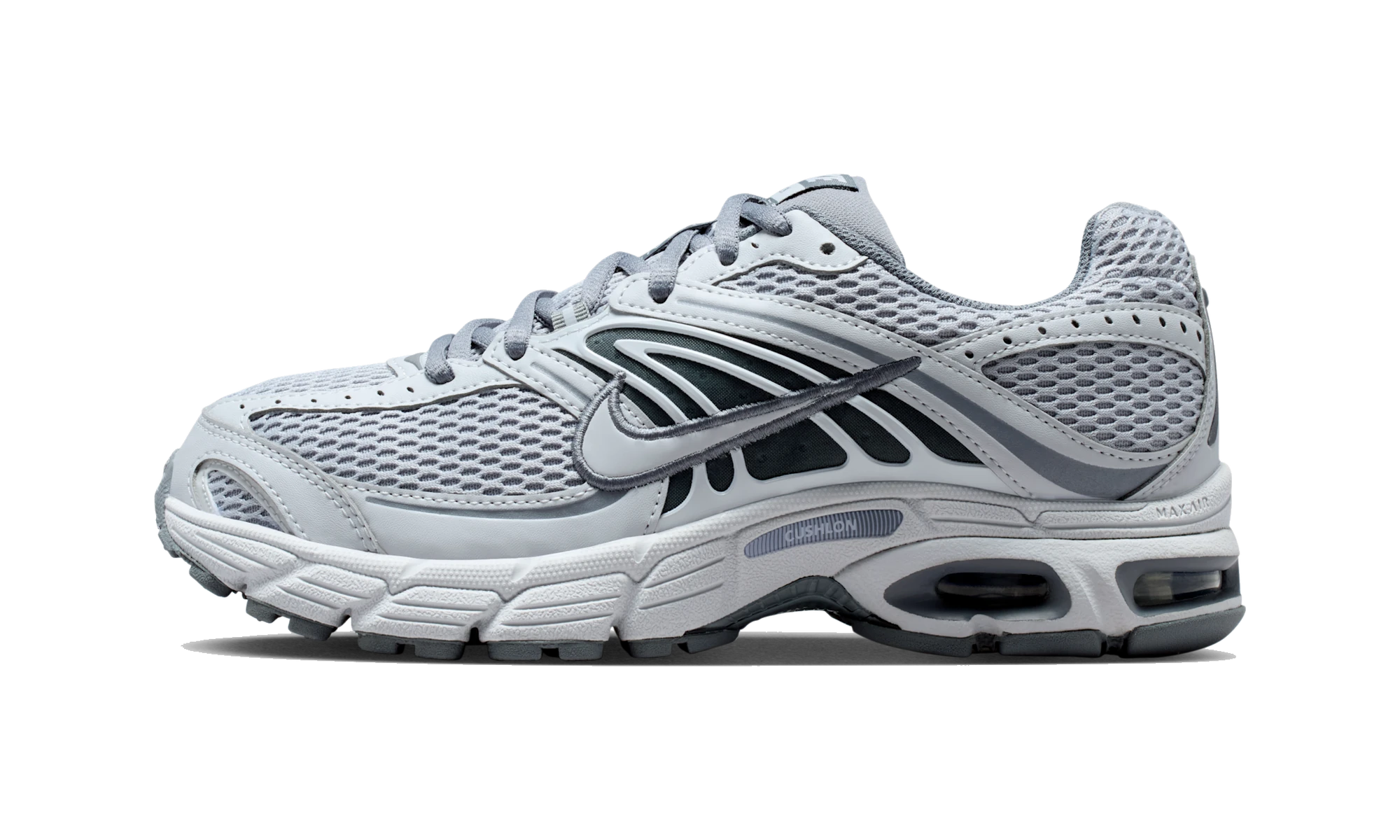 Nike Air Max Moto 2K shoes with reflective accents Wolf Grey/Cool Grey/Pure Platinum
