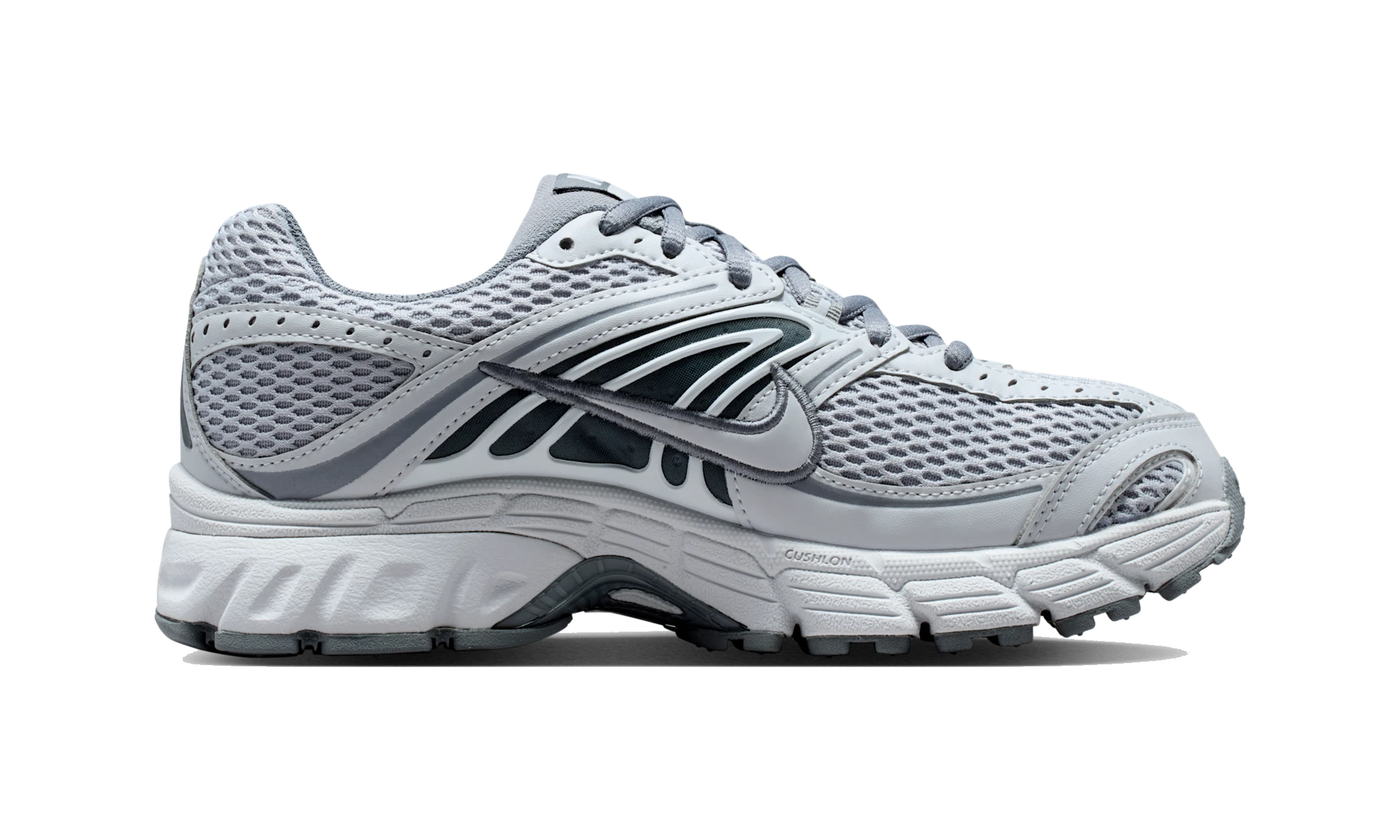 Nike Air Max Moto 2K shoes with reflective accents Wolf Grey/Cool Grey/Pure Platinum
