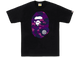 BAPE Color Camo Big Ape Head T-Shirt Black Purple