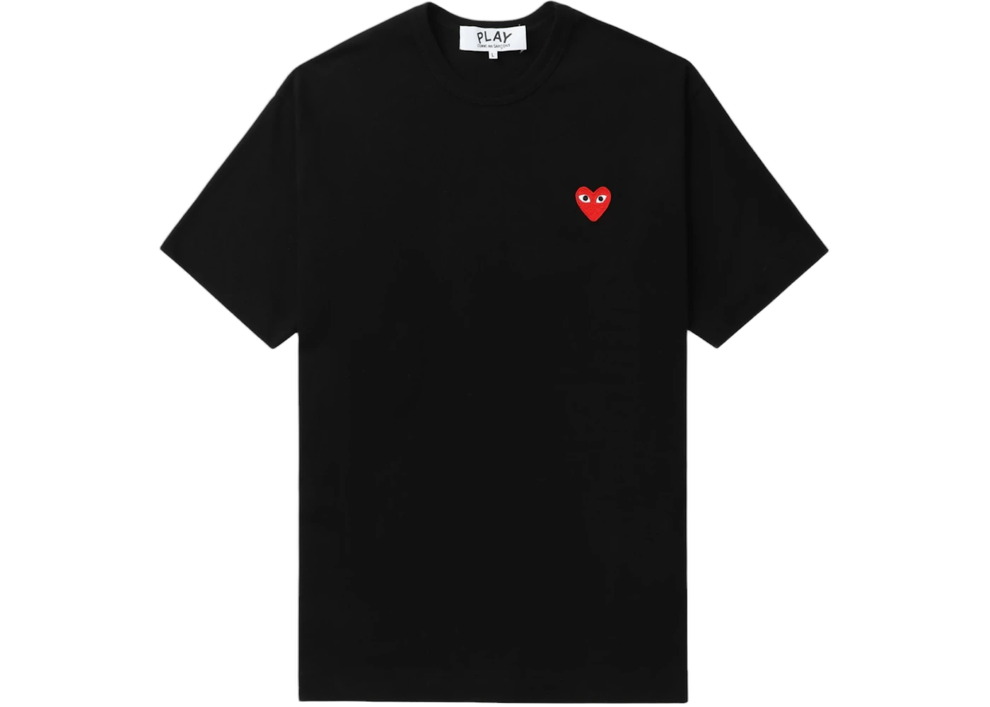Comme des Garcons PLAY Logo T-Shirt Black/Red