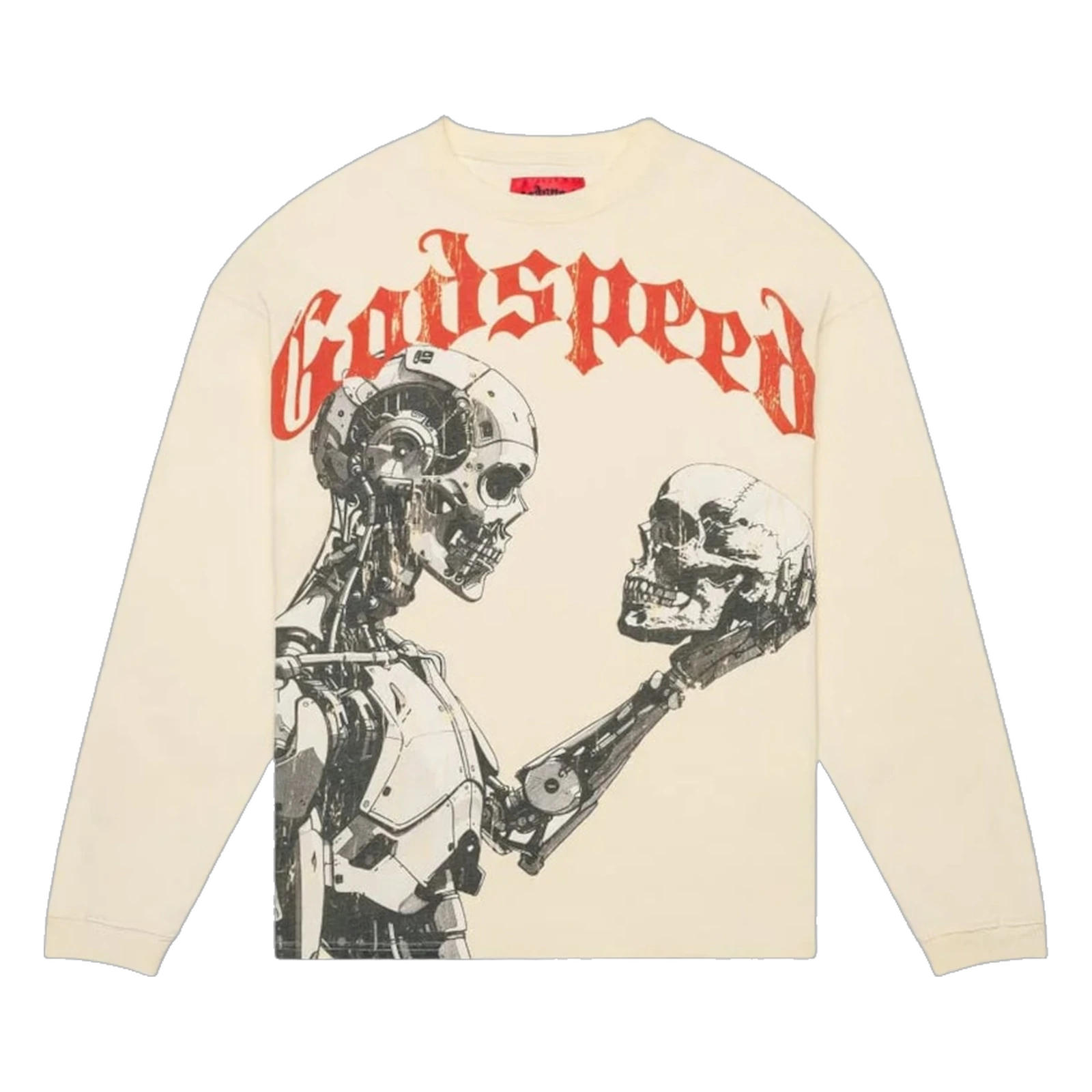 Godspeed Limited Art Pieces AI L/S T-Shirt Bone