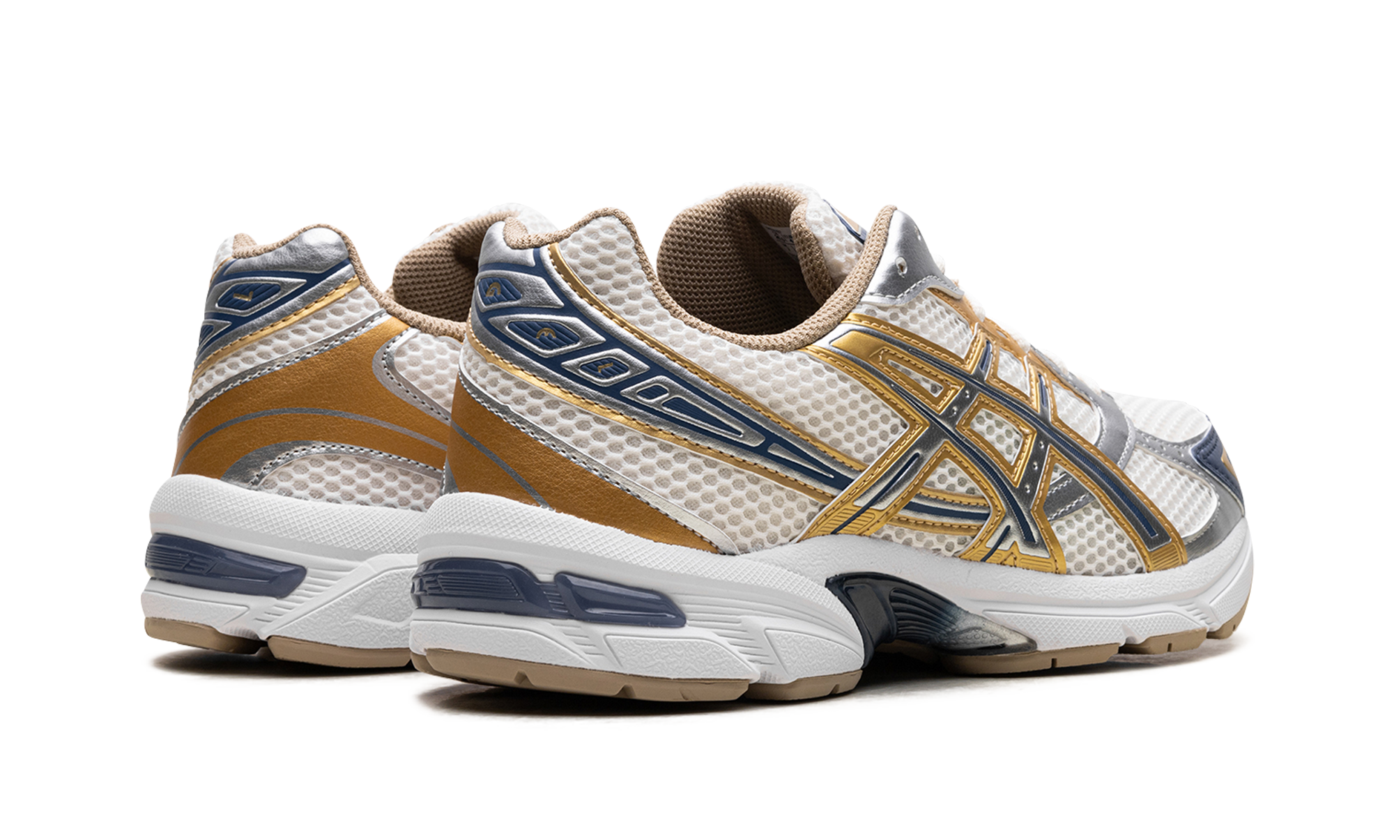 ASICS Gel-1130 Cream Pure Silver Gold Blue