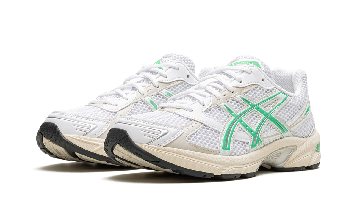 ASICS Gel-1130 White Malachite Green Off White Midsole