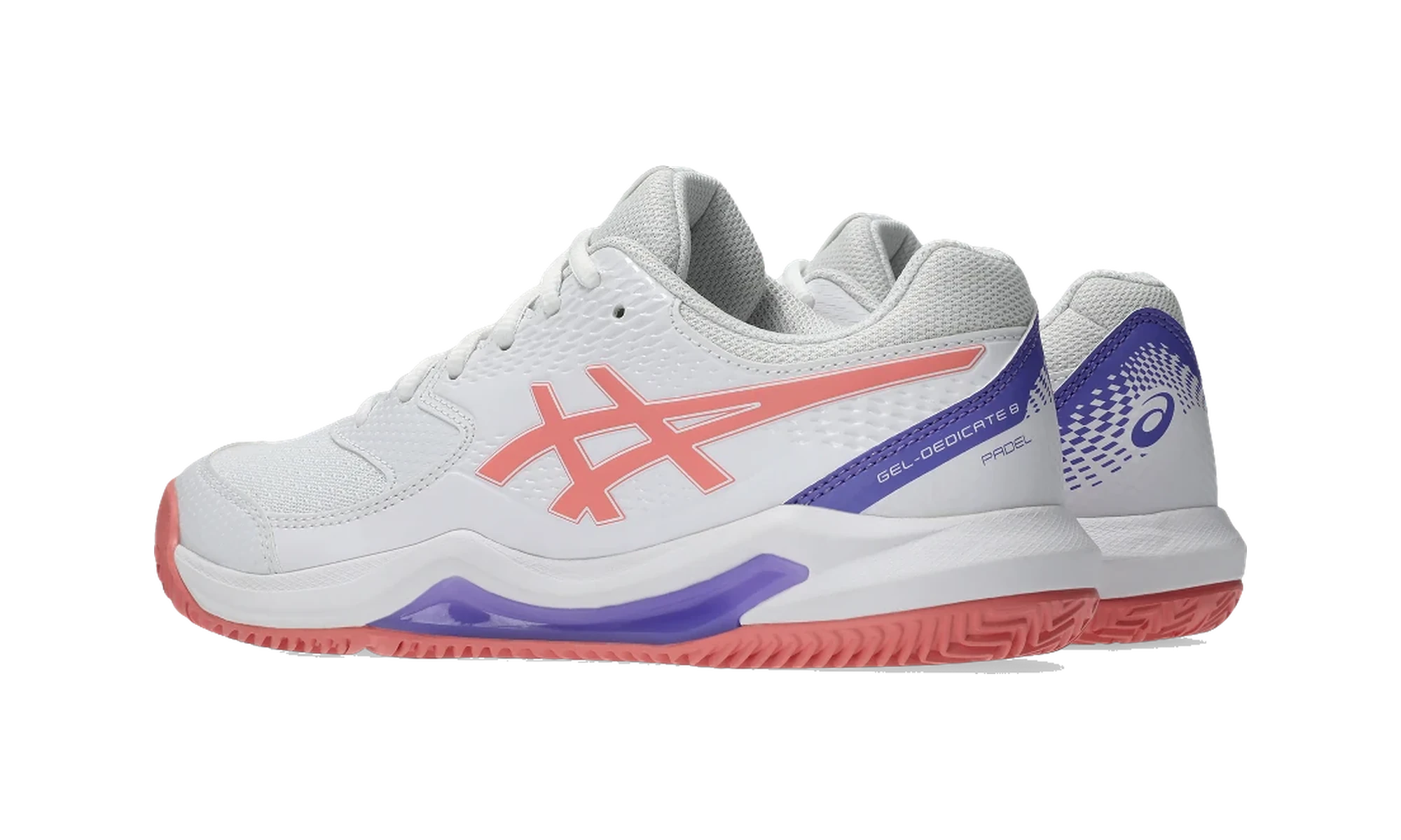 ASICS Gel-Dedicate 8 Padel White Guava