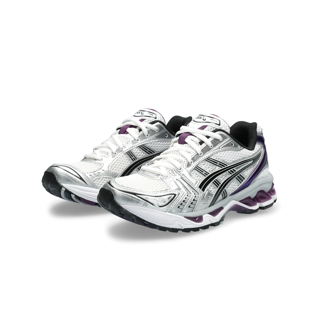 ASICS Gel-Kayano 14 White Dark Grape, White/Dark Grape (1202A056-111)